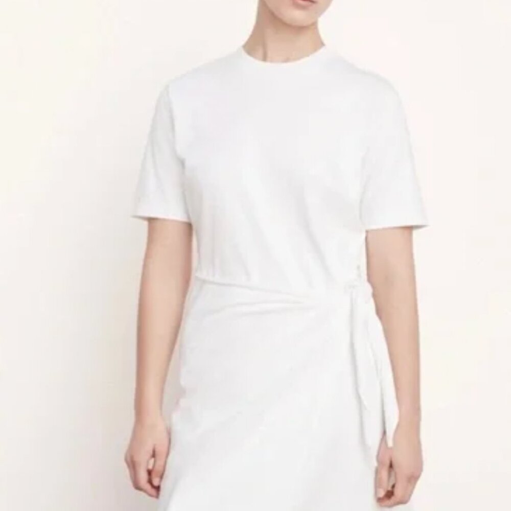 NWOT Vince Side-Tie Cotton Dress Size M